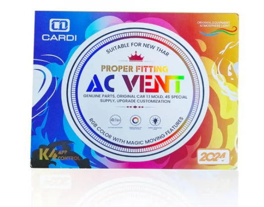Cardi  K4 AC Vent Ambient Light for Mahindra Thar Roxx 2024 |