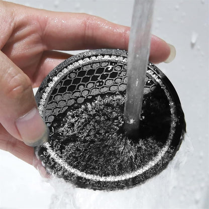 2.75 Inch Silicone Coaster Pad with Elegant Crystal Rhinestone | Car Interior Accessories