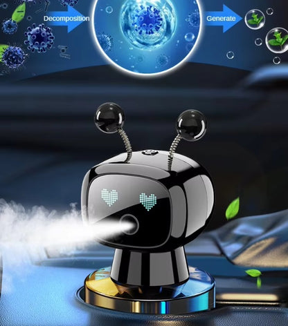 Stylish Intelligent Aromatherapy Robot Car Perfume Sprayer Smart Aromatherapy Car Decoration Perfume | Dashboard Perfume Diffuser Auto Fragrance Scents (Multi)