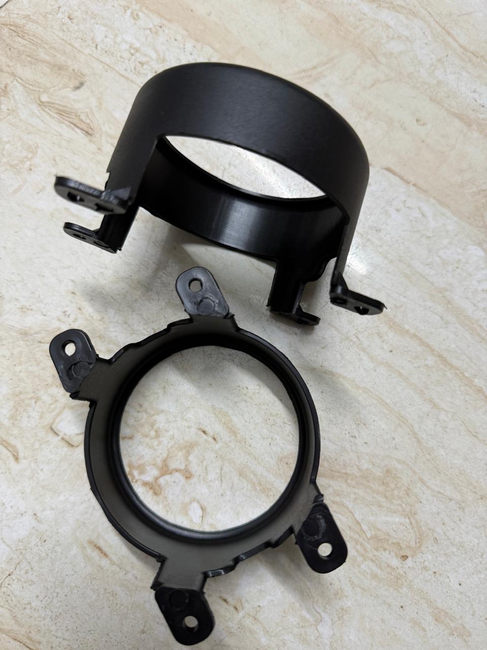 Car Fog Lamp Bracket â€“ Durable ABS Plastic Fog Light Holder Mounting Frame | Compatible with 3 Inch Fog Projector/LED Fog Lamp | Universal Fit for Cars