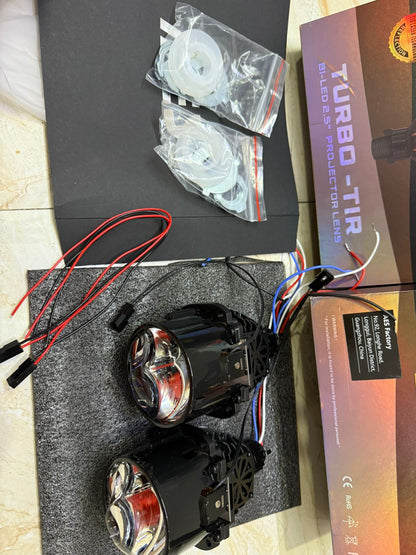 AES Turbo TIR 2.5 inch Bi-Led Headlamp Projector Lens
