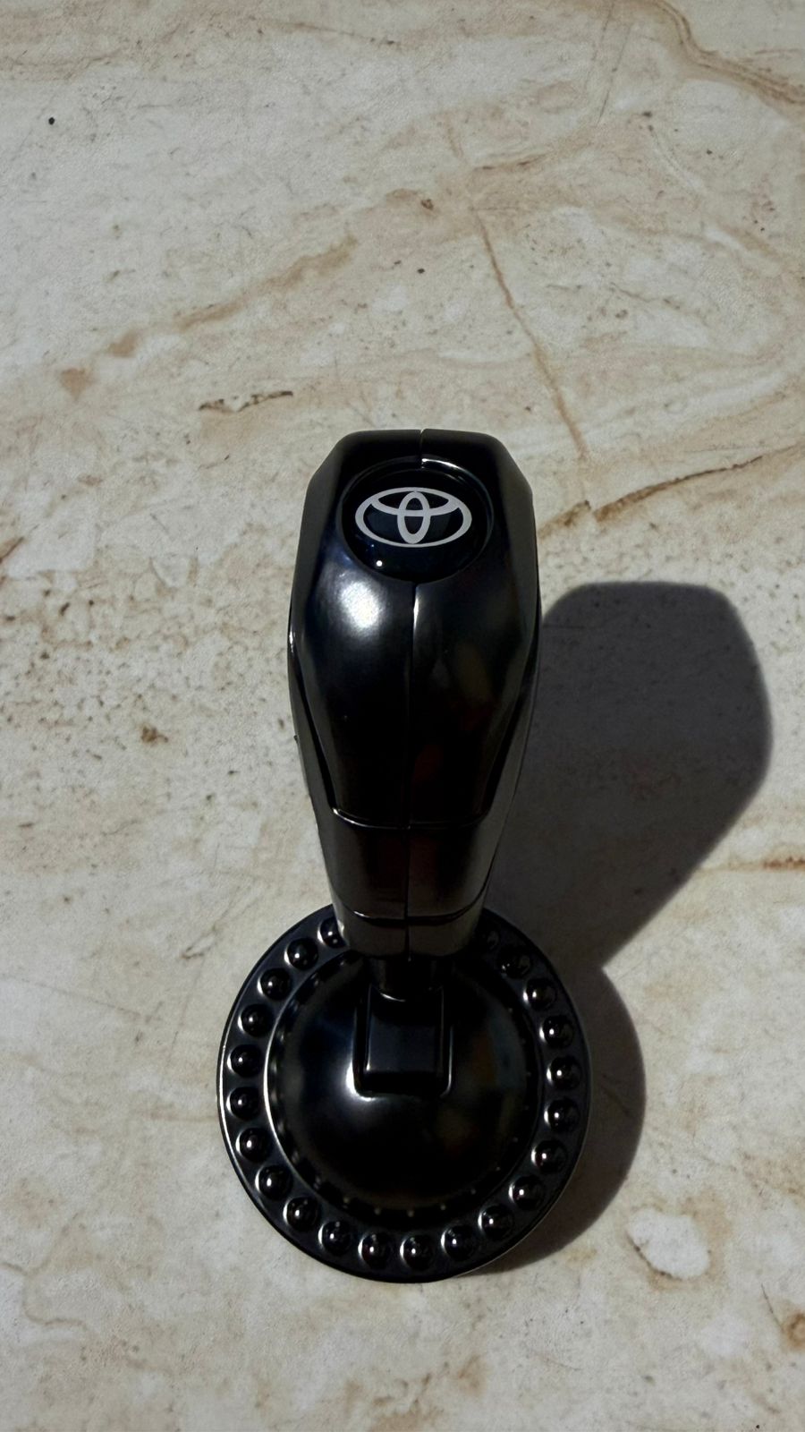 Engine Start Stop Button Cover & Steering Wheel Knob Cover | Premium Car Interior Accessories | Universal Fit | Stylish Black Finish