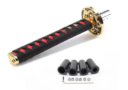 katna Desgin car Gear knob (Katana red 28 CM) (Specially for SUV)