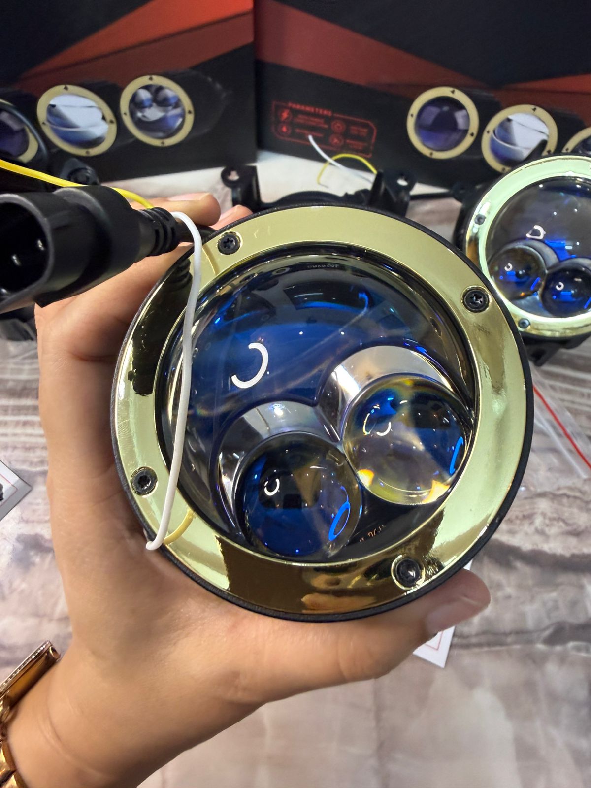 CRYSTAL EYE F9 Bi-LED Fog Lamp – High Power Automotive Lighting Solution -1 year Warranty (120 watt 140 watt and 130 Watt)