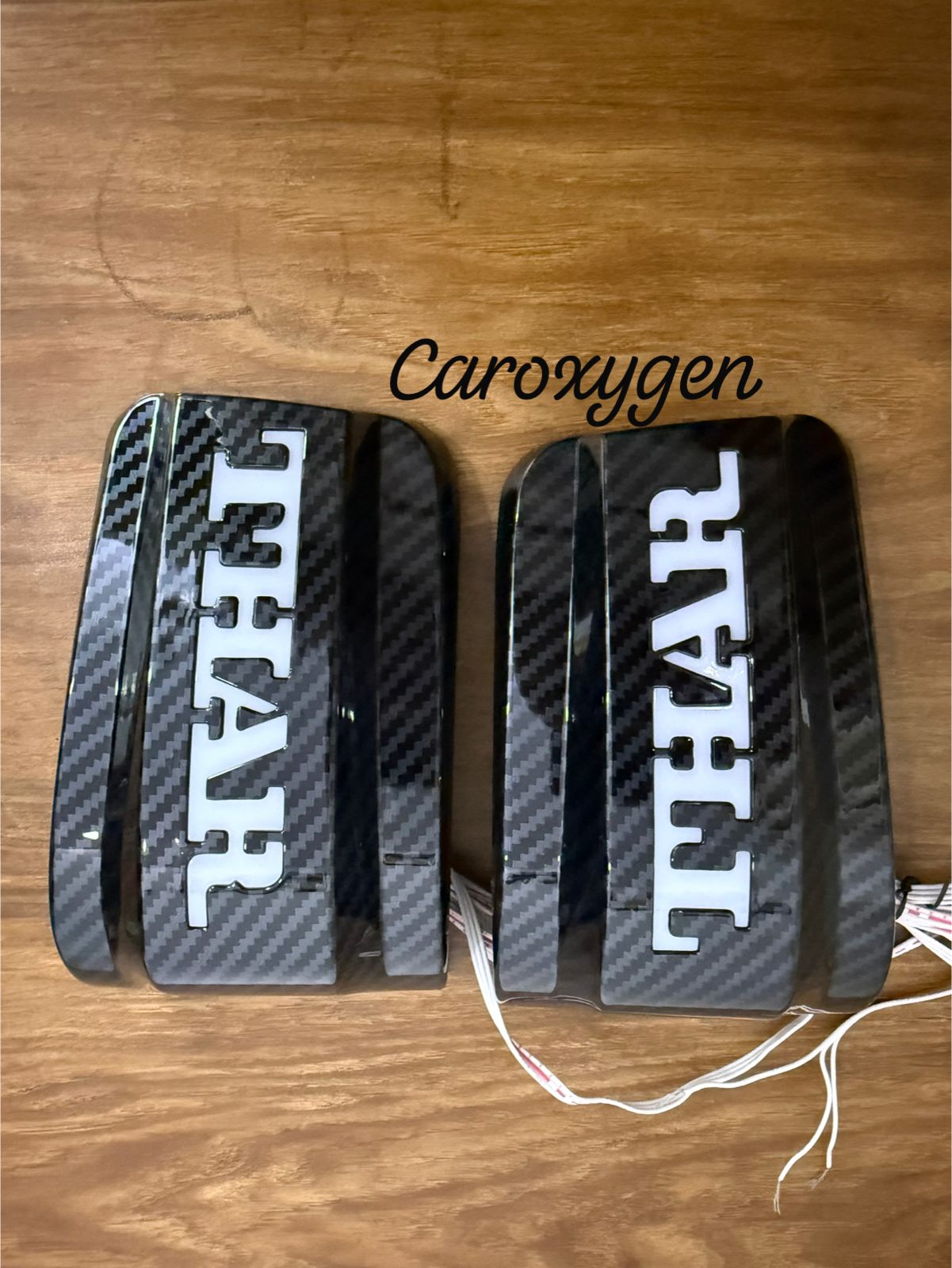 Chrome Mirror Led covers with Matrix amber Indicator compatible for Thar 2021 onwardsset of 2