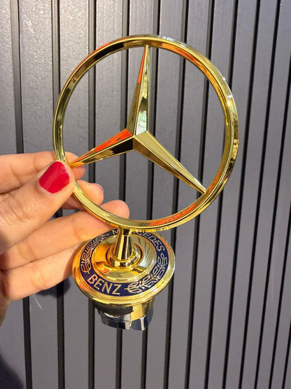 3D chrome Zinc alloy cover with standard hood, modified front logo for Mercedes Benz