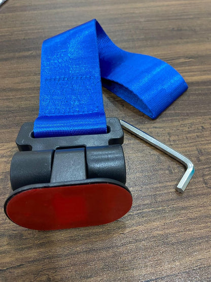 Caroxygen Rear Tow Strap Tow Hook Towing Belt