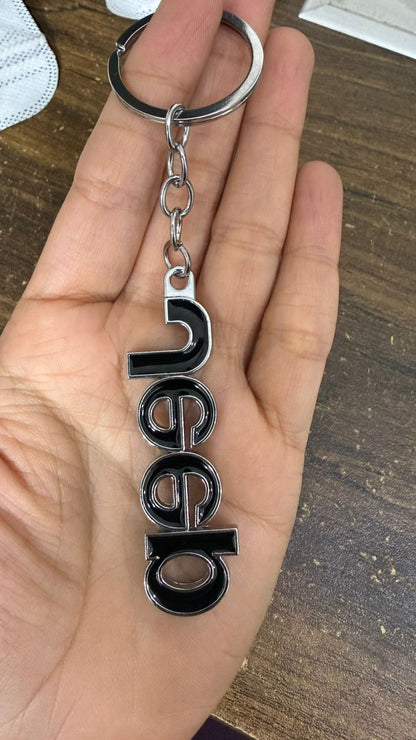 Men's Car Key Chain 1pcs, Personalized Creative Stainless Steel Car Keychain for Men and women