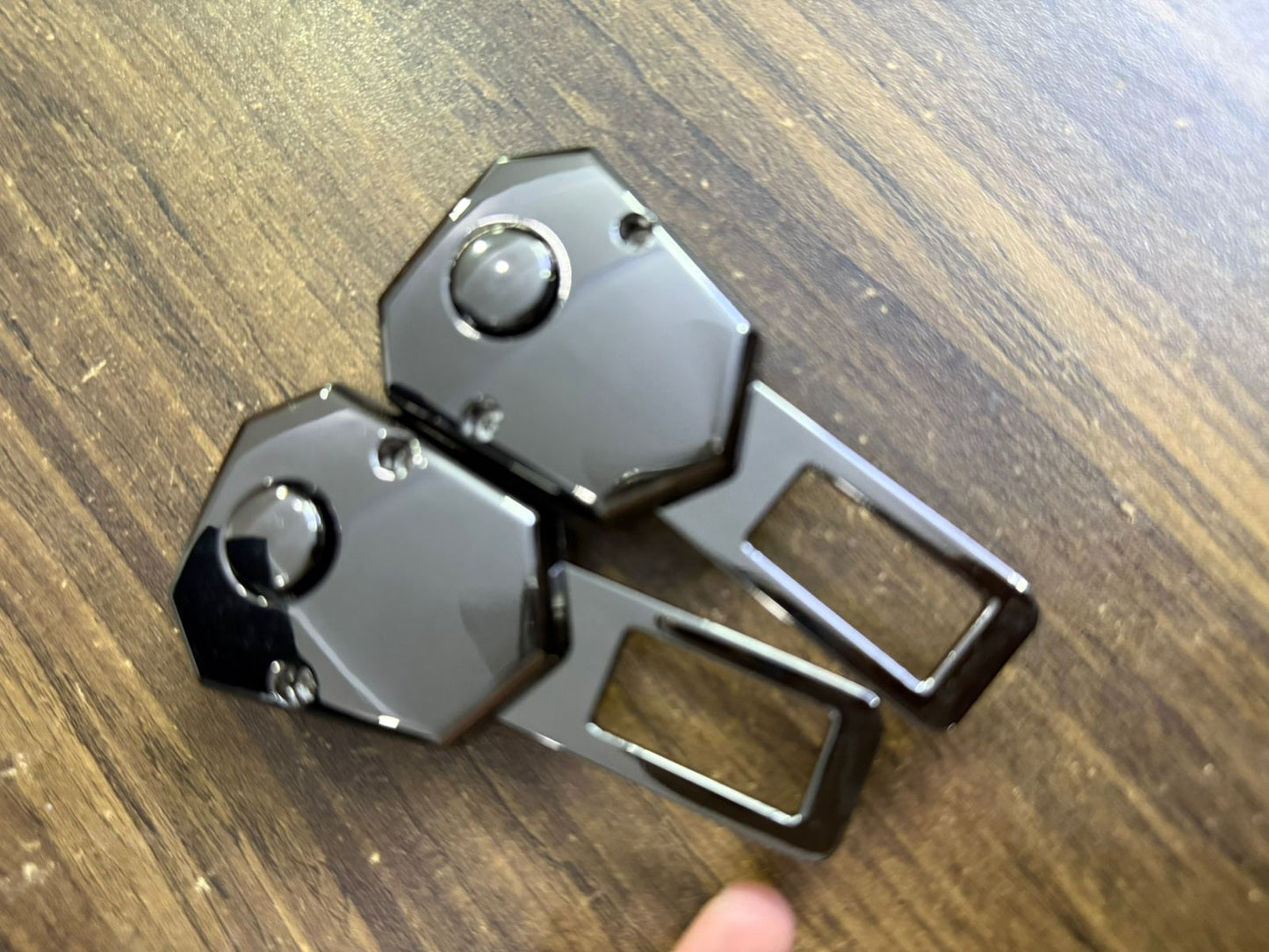 Caroxygen (2in1) Seat Belt Alarm Stopper Buckle & Holder (Pack of 2 )