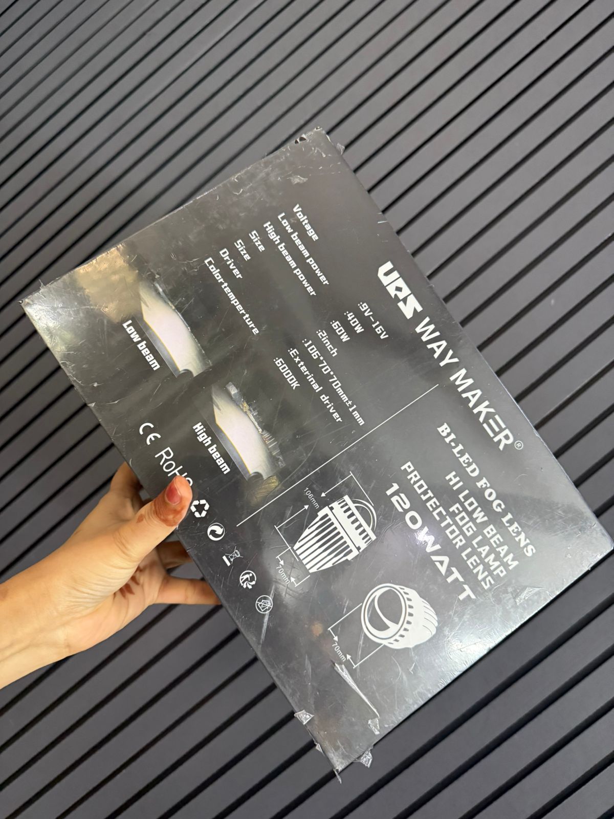 Ups waymaker Q2M Pro Bi-led fog lens 120 Watt -2 Inch With 1 Year Warranty