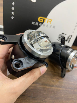GTR 2 INCH Fog Projector Lamp with High/Low Beam Blue Lens with Bracket
