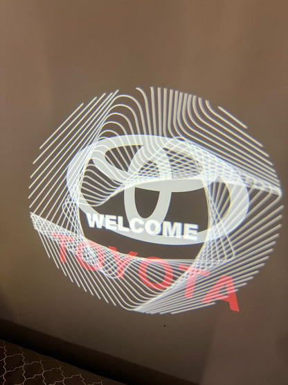LED Welcome Logo Entry Plug and Play Ghost Shadow Projector Car Door Light for Toyota