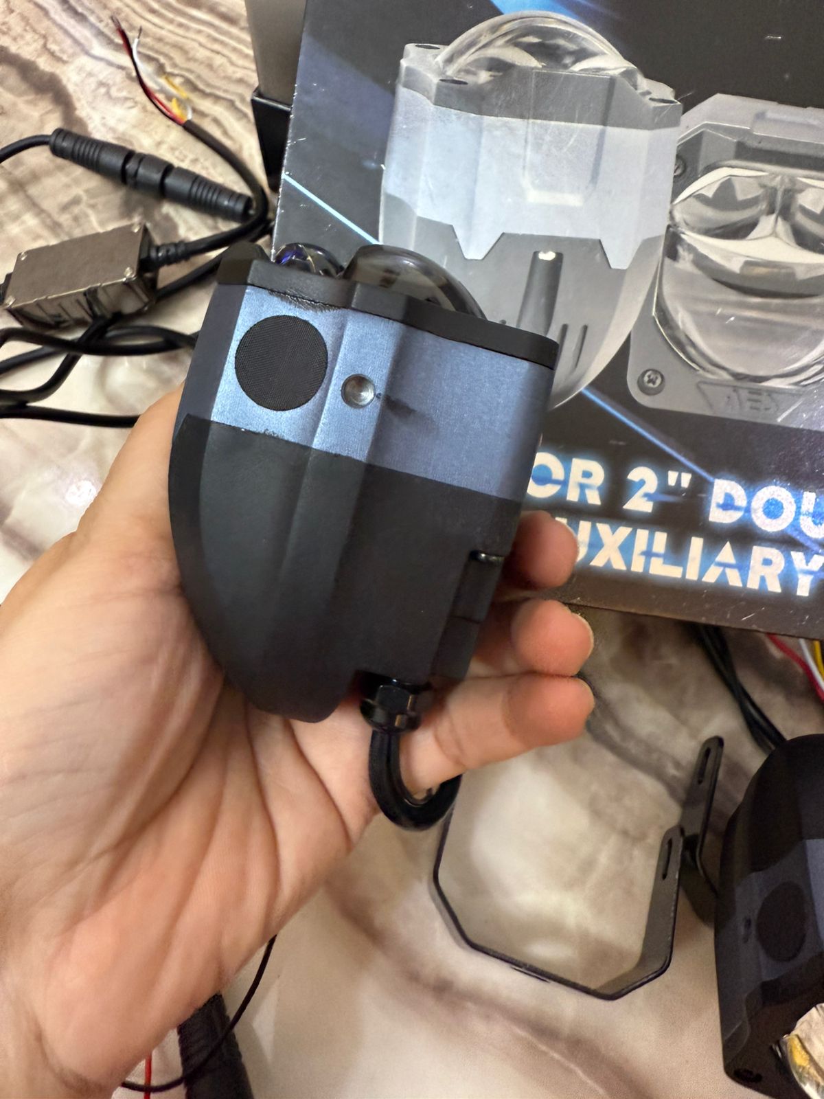 Aes Warrior 2" Double Laser Bi-LED Auxiliary Light- 120 watt - 1 Year Waranty