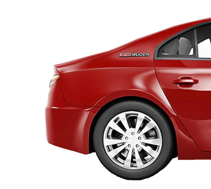 Caroxygen Premium Mugen Metal Car Sticker Durable & Stylish Auto Emblem for Vehicles