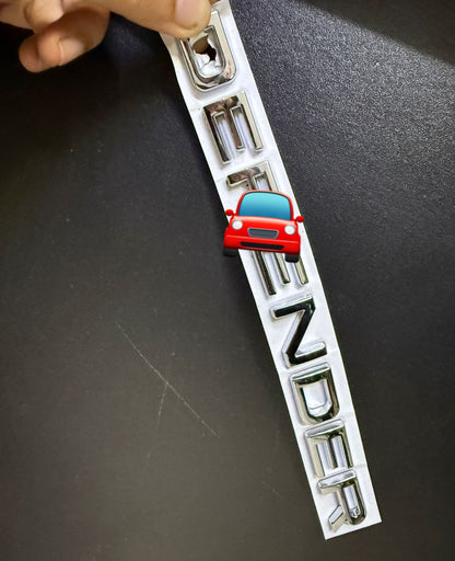 Car Front Hood & Rear Letters Badge Emblem Decal Sticker For Land Rover Defnder