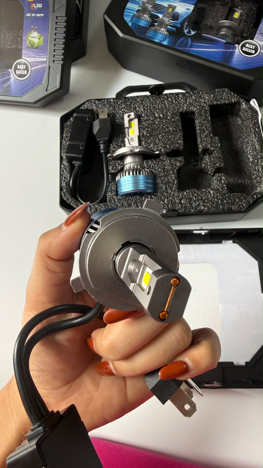 Caroxygen Crystal LED Headlight Bulb - pack of 2