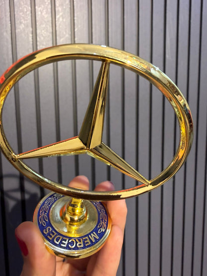 3D chrome Zinc alloy cover with standard hood, modified front logo for Mercedes Benz