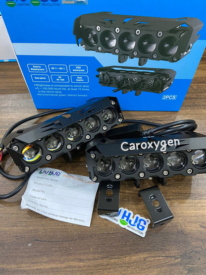 5 Lens LIU HJG Original 90W Future Eye Dual Color Yellow/White Fog Light