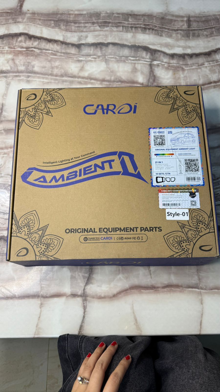 Cardi Ambient Light Kit (Style-01) for Hyundai Venue