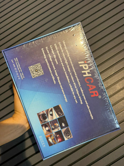 CarOxygen IPH M6280 APP Bi-LED Fog Lamp Projector - Fits All 3 Inch Fog Lamp Housing, 3 Color Modes, IP67 Waterproof
