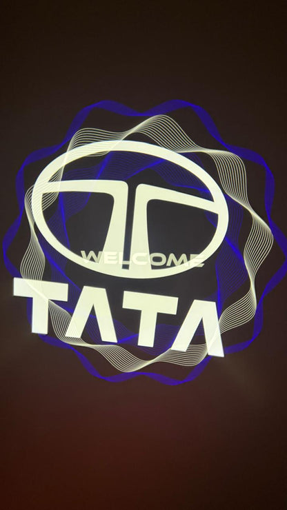 CARDI TATA Car Ghost Light | LED Door Welcome Shadow Light (Pack of 2),(1 YEAR WARRANTY)
