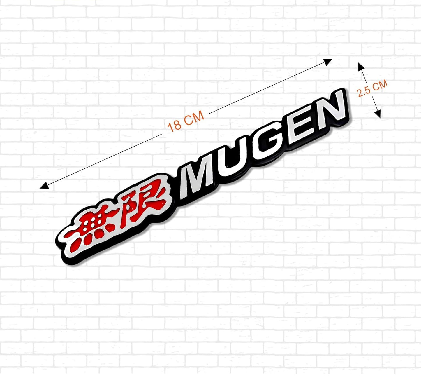 Caroxygen Premium Mugen Metal Car Sticker Durable & Stylish Auto Emblem for Vehicles