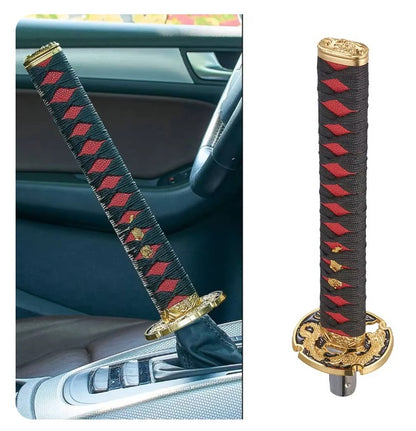 katna Desgin car Gear knob (Katana red 28 CM) (Specially for SUV)
