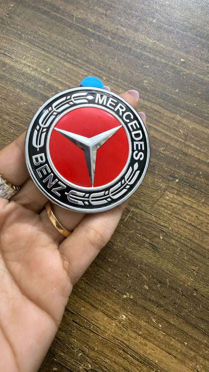 Mercedes Benz Car Steering Logo Emblem Badge |Size L-2.5,B-2.5 cm