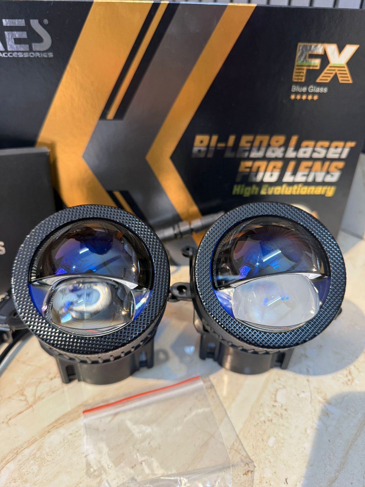 AES FX Bi led and Laser fog projector tri colour