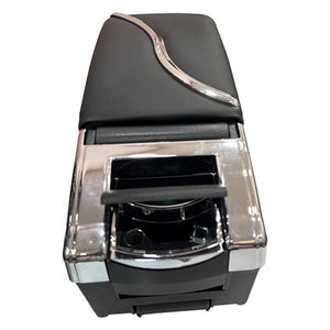 Leather Car Armrest Console Box Car Armrest  (Universal For Car, Universal For Car)