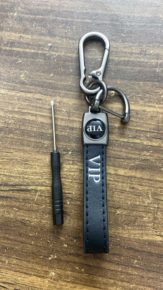 VIP Leather Keychain for Car & Home Keys For men and women