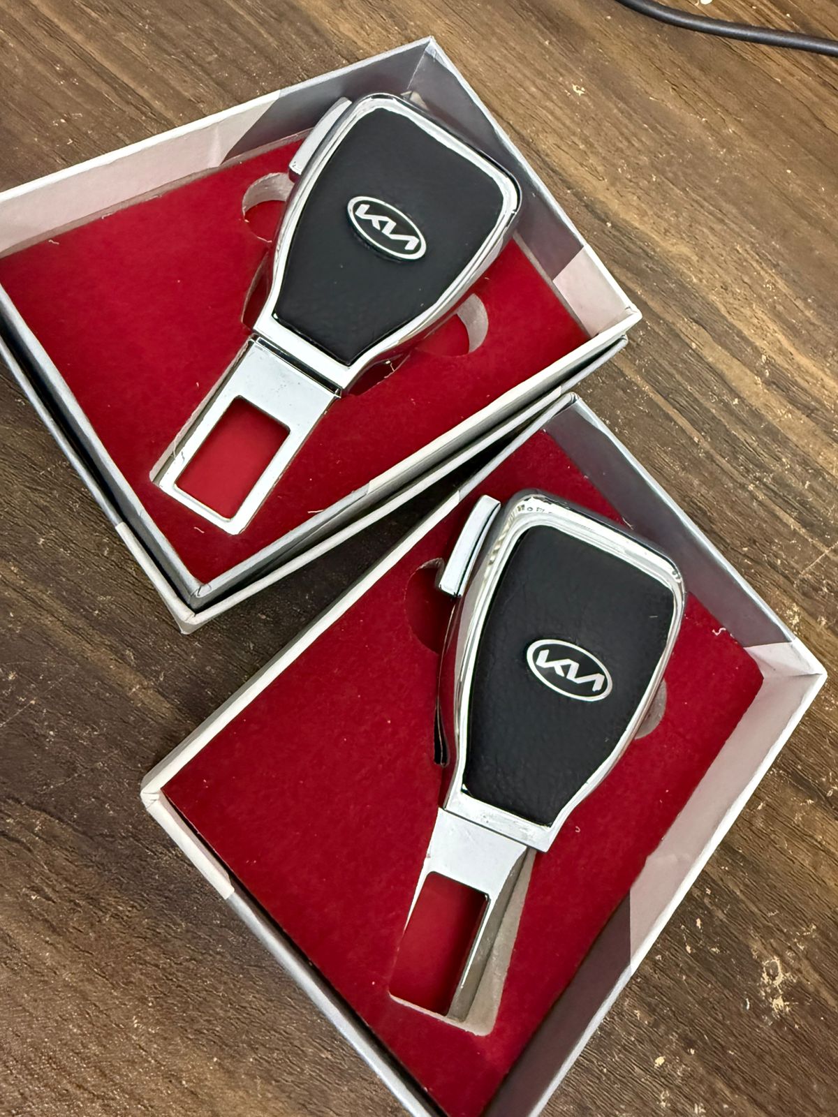 Caroxygen (2in1) Seat Belt Alarm Stopper Buckle & Holder (Pack of 2 )