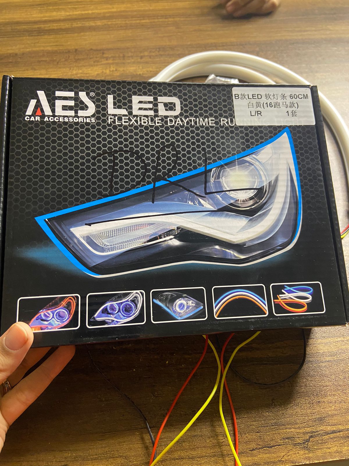 AES Led Flexible DRL Led Strip 60cm Running Light Universal Led Strip 60CM Sequential DRL 12V DC