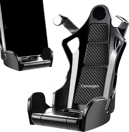 1pc Universal Car Phone Holder Racing Seat Shape Anti Shaking Cell Phone Holder Interior Ornament Car Styling Car Accessories