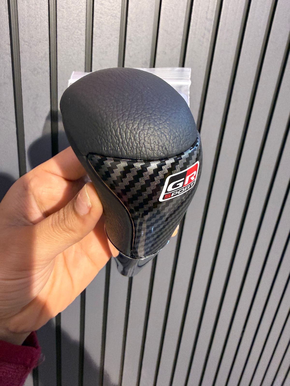 Carbon Design TRD Gear Knob Universal Gear Shifter Knob Lever for Most Manual Car with 3 Adapters TRD Versatile Sport Gear Shift Knob