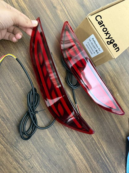 rear reflector bumper light with matix function compatible city 2014-2016 (set of 2pcs)