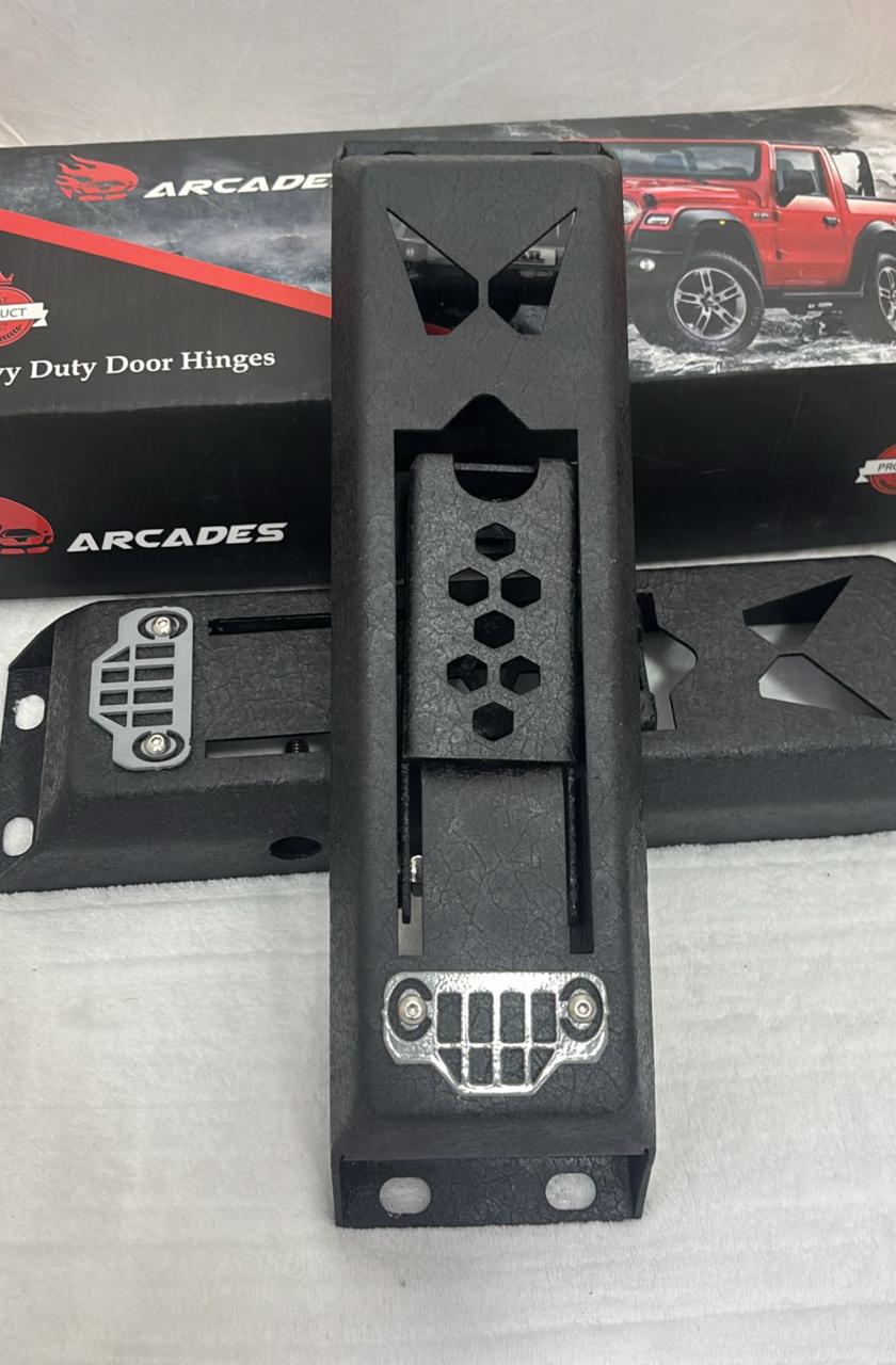 Caroxygen Door Hinges for Mahindra Thar | Premium Metal Door Hinge Thar Set of 2| Rugged Off-Road Styling Accessories |