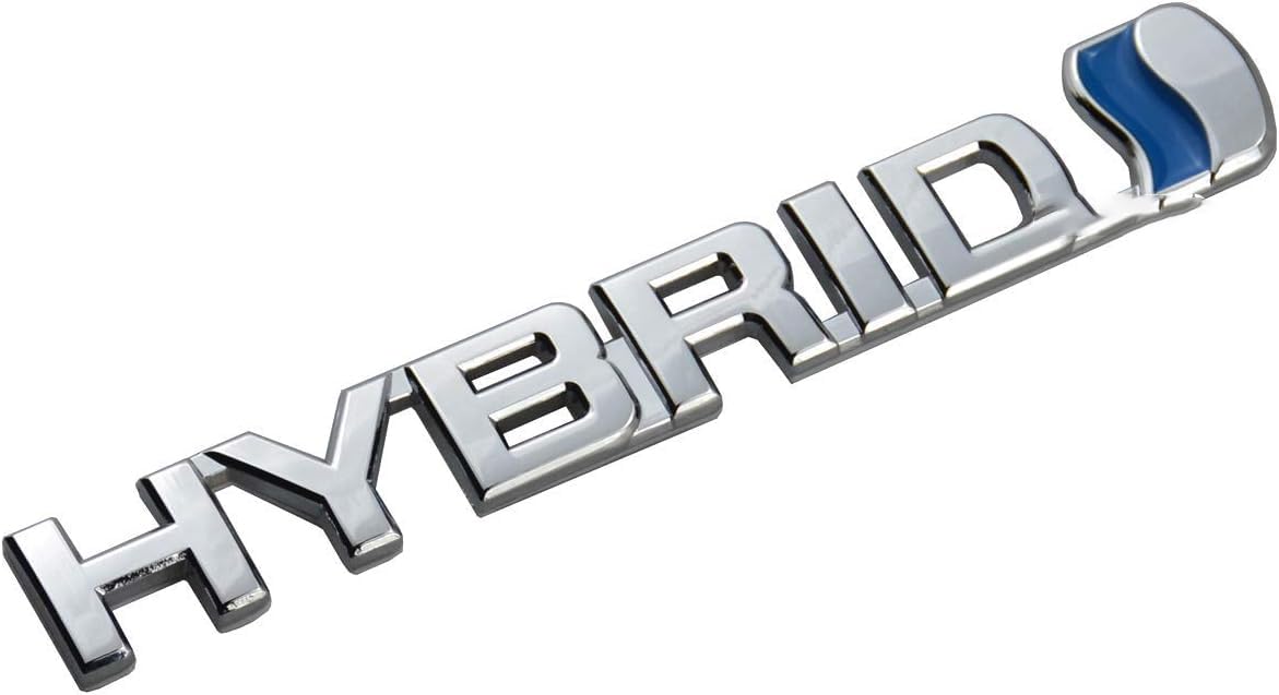 3D Metal Hybrid Emblem Fender 3D Badge Logo Decal Replacement for Universal Car Side Fender Rear Trunk