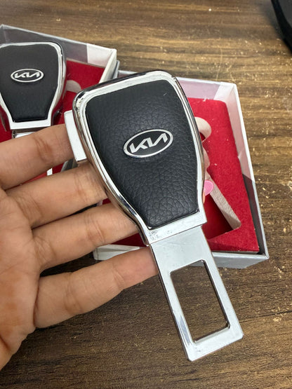 Caroxygen (2in1) Seat Belt Alarm Stopper Buckle & Holder (Pack of 2 )