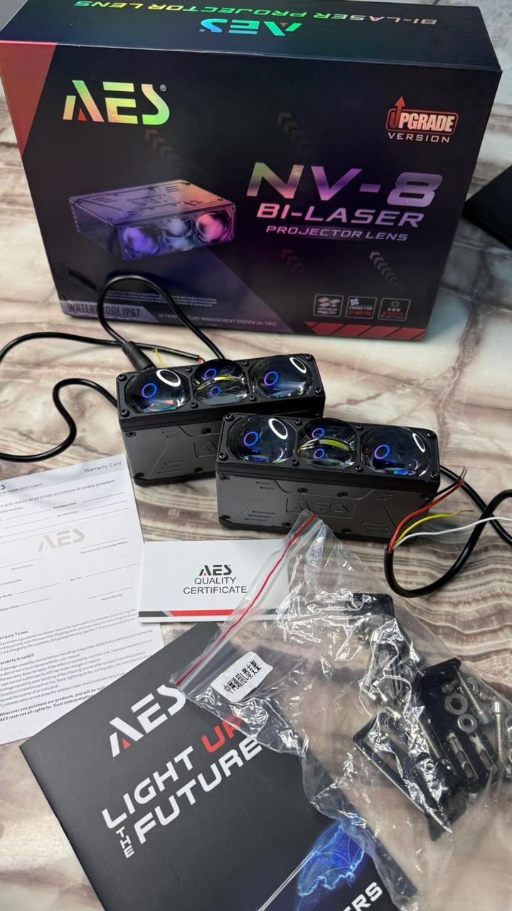 AES NV-8 BI-LASER Projector Lens -1 year warrenty
