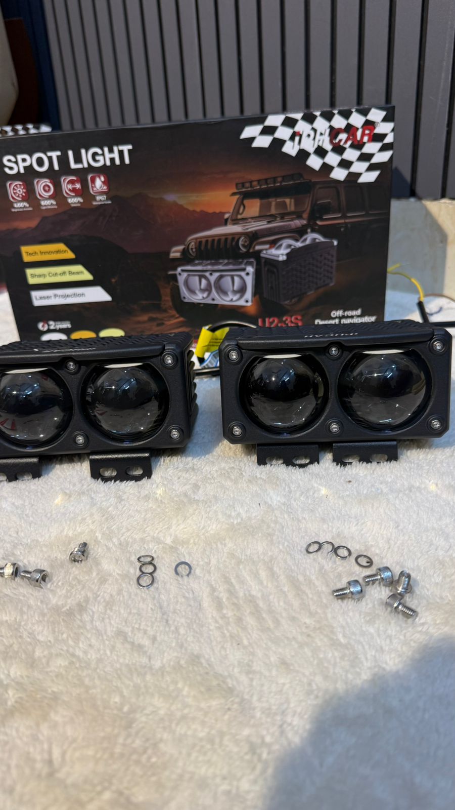 IPH CAR U2-3S Laser LED Spot Light | Auxiliary Off-Road Light |(60w Low Beam,71w High Beam
