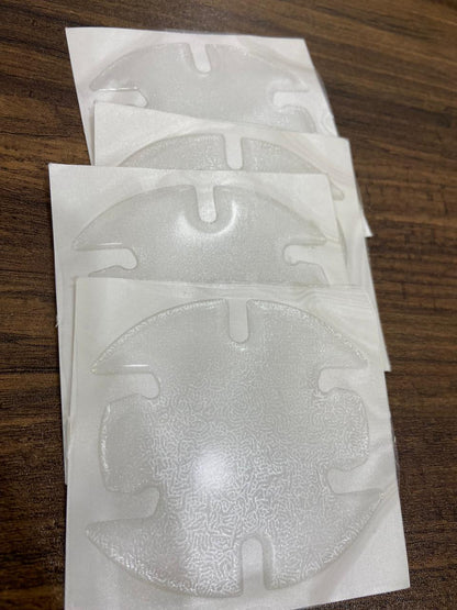Door Handle Guard Sticker & Paint Protection for All Cars (Grey Finish) - Transparent
