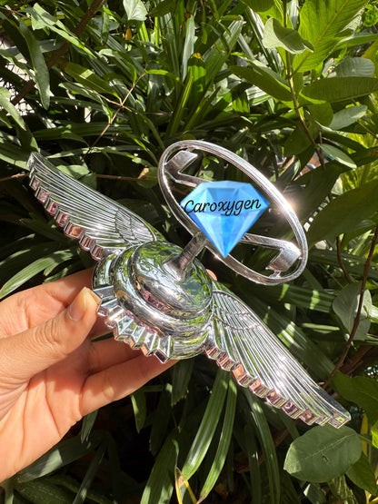 Car Front Hood Bonnet Emblem Ornament Wing Style Suit for All The Vehicles