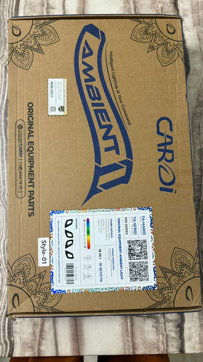 Tata Safari / Harrier Cardi k6 Ambient Light kit - 2019–2025 D25 Series Ambient Light