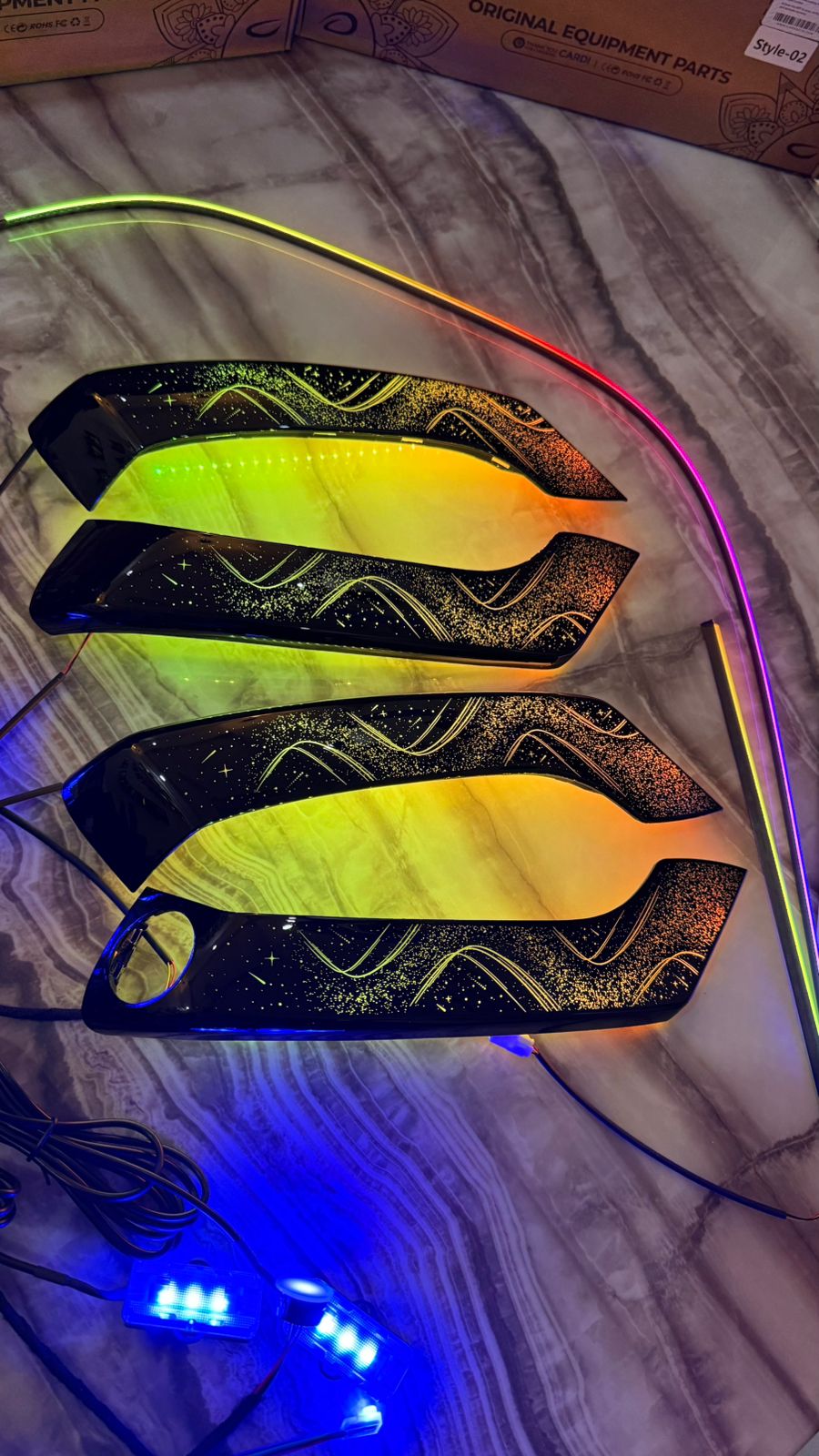 Volkswagen Polo Year 2012-2025 original equipment Cardi k6 ambient light (18 in 1)