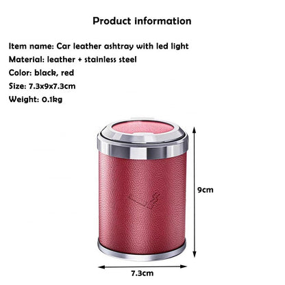 Caroxygen Cigarette Ashtray for Car/Home/Office (RED)