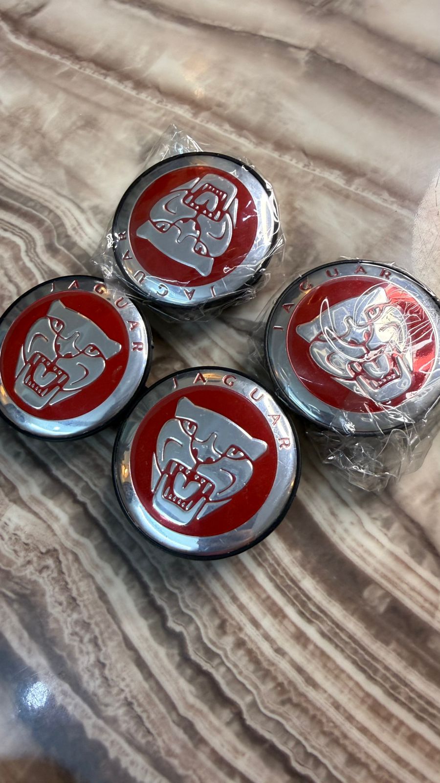 Car Wheel Center Hub Cap 60mm | Premium Chrome Logo Alloy Wheel Cover | Compatible with KIA Hyundai Toyota Suzuki Jaguar