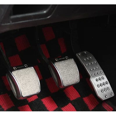 Nonslip Car Foot Rest Fuel Brake MT Pedals Accessories Manual M/T Compatible with Honda Accord S2000 Civic Del Sol Fit RSX NSX Mugen JDM