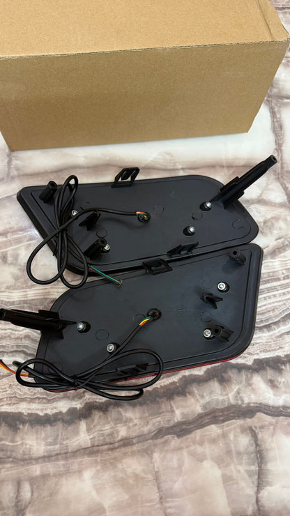 Car reflector Led Brake Light for Rear Bumper compatible for Endeavour set of 2 with matrix Indicator 4 WIRES
