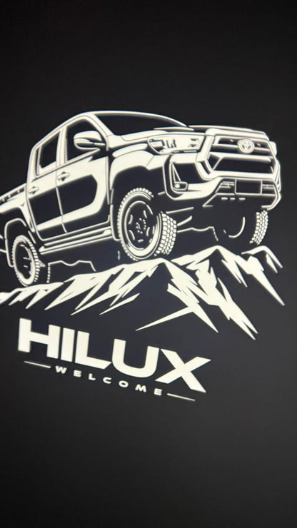 CARDI TOYOTA /HYLUX/ FORTUNER/Car Ghost Light | LED Door Welcome Shadow Light (Pack of 2),(1 YEAR WARRANTY)